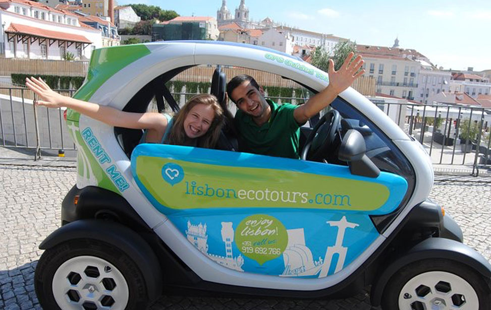 Eco Car Twizy Tour - Downtown, Belém + GPS Audio Guide