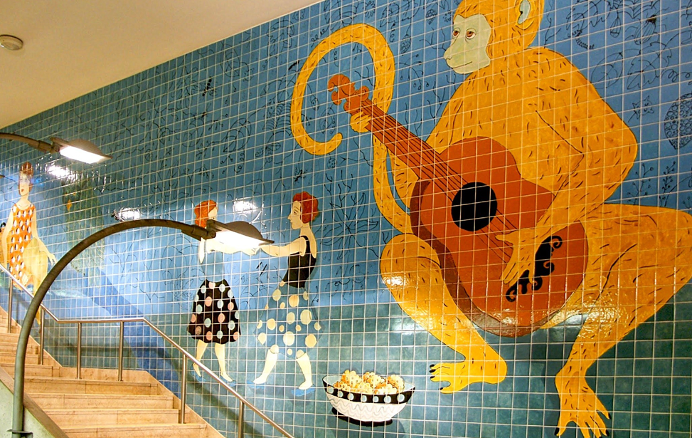 Contempory Tile Art - Lisbon Metro